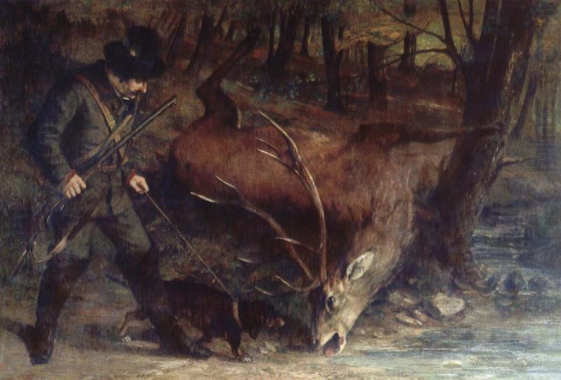 Gustave Courbet The German Huntsman china oil painting image